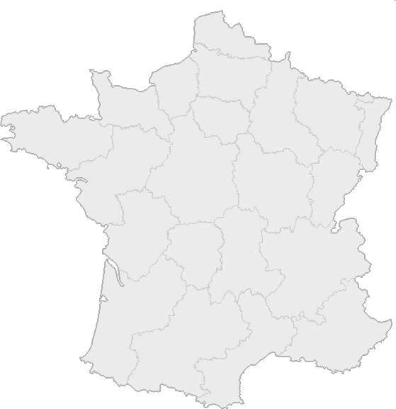 Carte de France illustrant la couverture géographique des Yvelines