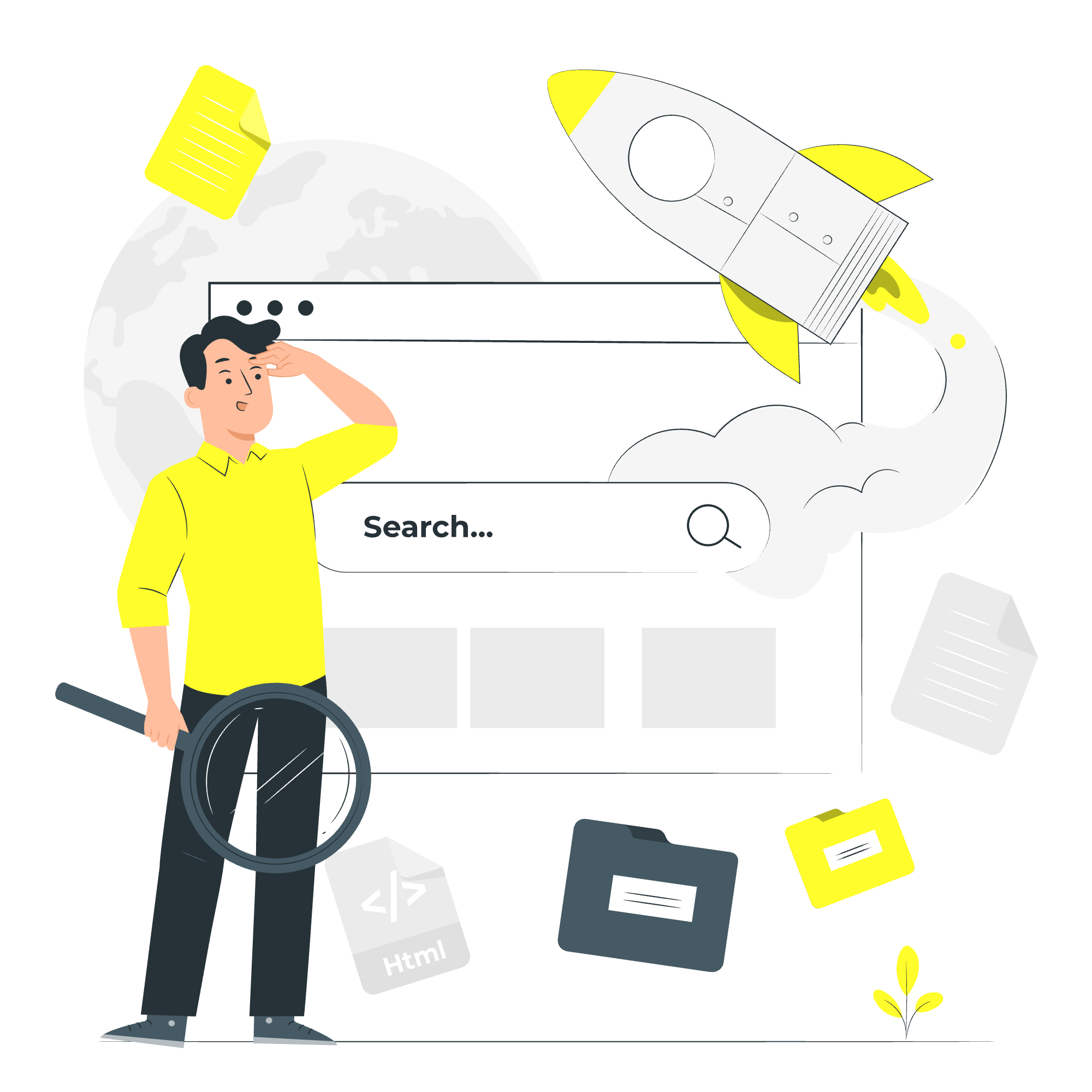 Illustration du référencement naturel pour un site professionnel